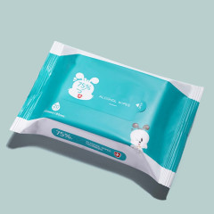 Alcohol Medical Antibacterial Surface Disinfection Baby Water Wet Wipes