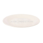 10.5" Plain White Flat Plate for Restaurant Serving Ceramic Dish