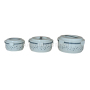 Customized 3 Pcs Set Thermal Proof Stainless Steel Lunch Bowl