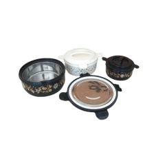 Customized 3 Pcs Set Thermal Proof Stainless Steel Lunch Bowl