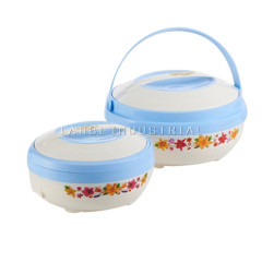 Set of 2 Pcs Food Warmer Insulated Lunch Box Thermos Stainless Steel