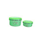 2 Pcs/Set Plastic PP Lunch Box Insulated Stainless Steel Food Container