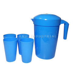 Customized 3.8L Plastic PP Water Jug Set With 4 Cups Factory Price