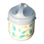1.2 L Plastic PP Insulated Stainless Steel Lunch Box Jar Food Warmer Container