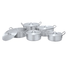 5Pcs/Set Cookware Pot  Sizes Aluminium Pots  African And Middle East