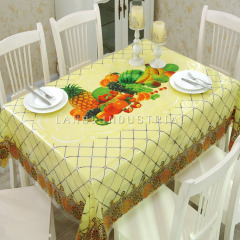 Rectangle Plastic Tablecloth PVC Plastic Oilproof Tablecloth Good Quality