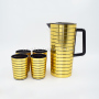 7pcs/Set Plastic Pitcher PP Water Jug With 4 Cups 2 Cans For Daily Life