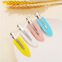 Beauty Light Multi-color Non-trace Duck Mouth Hair Clip Bangs Hairpins for Girls