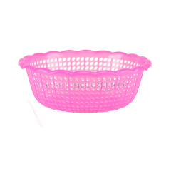 Colorful Round Shape Chinese Plastic Rice Colander Kitchen Basket