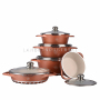 Wholesale Kitchenware Non Stick Cooking Pot Aluminum Cookware Set