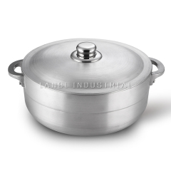 High Quality 12 Pcs Set Aluminum Polished Deep Cooking Pots Large Cookware Sets