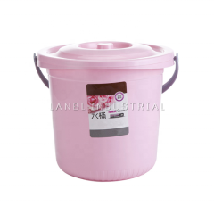 Hot Sale Large Size Bath Water Plastic Bucket with Handle and Lid