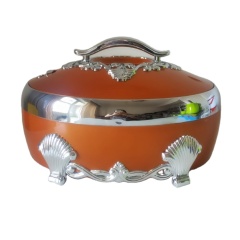 Colorful Dinnerware ABS+Stainless Steel Luxury Insulated Casserole Food Serving Hot Pot Food Warmer Southwest Kinno 4L