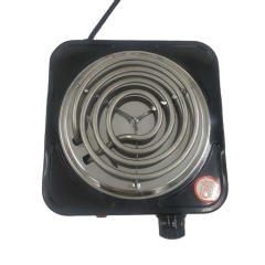Home kitchen 1000W Single Burner Electric Coil Hot Plates Electric Stoves Cooktops with Coil Heating Tube