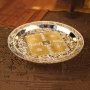 Gold Plated Manza Tray For Buddha Fruit Tray Electroplating Fruit Tray