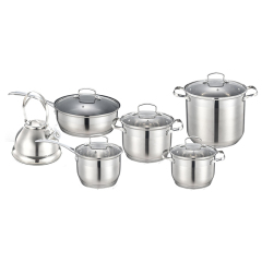 201 Stainless Steel Non Stick Pot kettle and Cookware Set