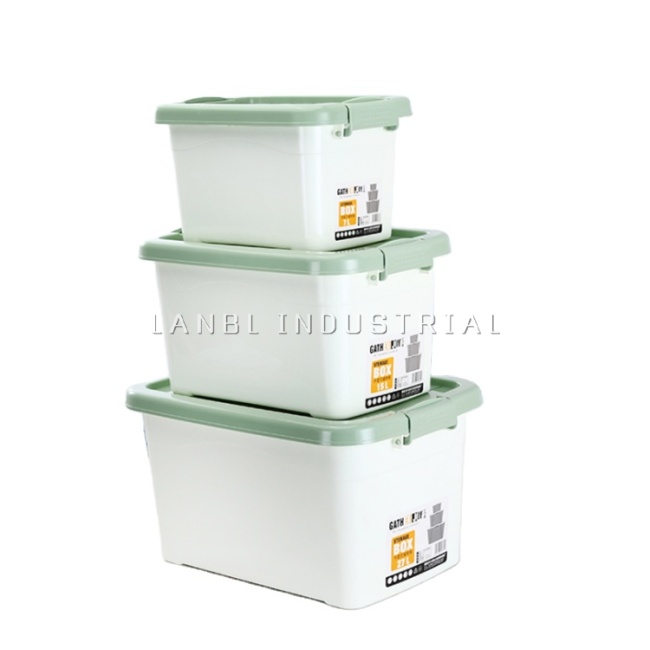 Colorful Large Small Plastic Clothes Storage Boxes for Household Use