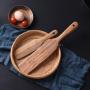 2021 Amazon hot selling wooden spurtles kitchen utensils 5pcs  heat resistance non stick natural wood cookware tool set