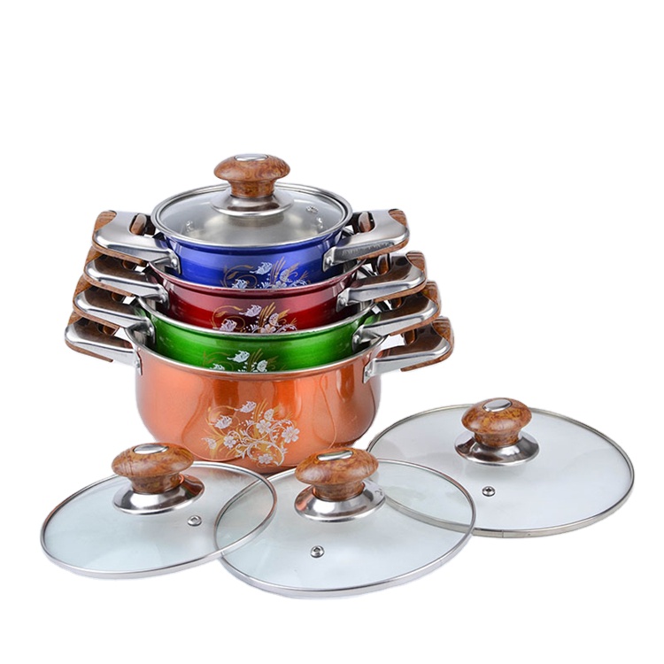Cheap Price 4 Pcs Set Insulated Stainless Steel Cookware Hot Pot Food Warmer Set for Promotion
