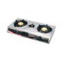 China Manufacturer Cheap Price Stainless Steel Two Burner Gas Stove Cooktops Gas Cooker