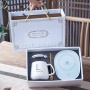 55 Degree Thermostatic Cup Coaster Ceramic Gift Box Warm Coaster Set Heated Coaster Mug Wholesale