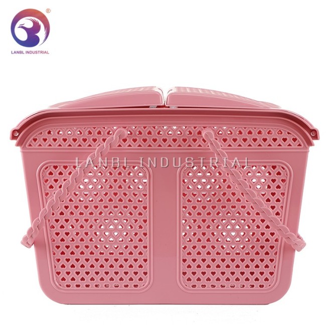 Top Sale Plastic Pet Basket With Handle