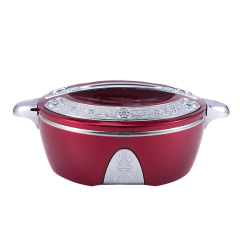 1.5L+2.5L+4L Low MOQ Stainless Steel Hot Pot Luxury Insulated Casserole Food Warmer Container Sets of 3