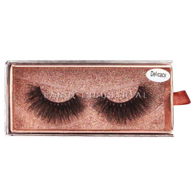 Wholesale 3D Mink Eyelashes Vendors 25mm Eyelashes with Beautiful Packaging