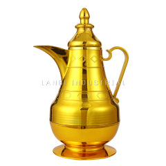 1.0L Arabic Style White Color Asbestos-free Glass Liner Insulated Vacuum Flask 1.0L Arabic Style White Color Asbestos-free Glass Liner Insulated Vacuum Flask