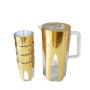 Wholesale Plastic PP 2.5L Water Pitcher Kettle Jug Sets With 4 Cups
