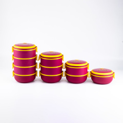 4 Pcs Set  Plastic Food Containers  Fruit Storage Box Fresh-Keeping Box Set with Factory Price