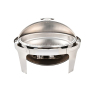 Factory Direct Egg Shape Large Capacity Stainless Steel Hydraulic Buffet Chafing Dish  Stainless Steel  Food Warmer