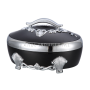 Luxury Gift Large Portable Stainless Steel 4L/5L/6L Insulated Hot Pot Casserole Food Warmer Serving Bowl with Lid