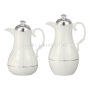 0.5L+0.8L PP Outer Glass Inner Arabic Vacuum Flasks & Thermoses Plastic Handle Color Box Customized Coffee Tea Pot