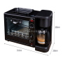 Wholesale 3 In 1 Multi-Functional Breakfast Machine Home Coffee Machine Frying And Baking