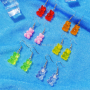 Candy Color Cartoon Design Kids Jewelry Gift Cute Mini Gummy Earrings