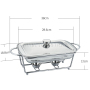 1.5L*2 Rectangular Wedding Hotel Party Universal Heating Container other hotel & restaurant supplies Wholesale Chafing Dishes