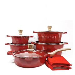 Hot Selling High Quality Hotel Household Smooth Aluminum Pot Non Stick Pot Wholesale Cookware Set