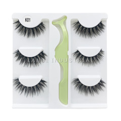 3 Pairs 25mm Siberian 5d Eyelashes Vendor with Private Label