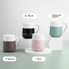 2022 300ml multicolor  design Borosilicate heat-resistant glass vacuum cup Microwavable insulated vacuum cup