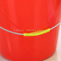 Cheap Red Color Plastic Water Storage Small Bucket with Stock
