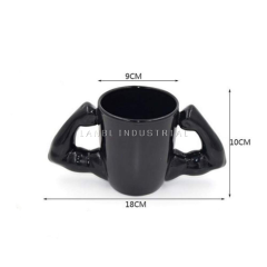 3D Ceramics Father's Day Gift 11OZ  Muscle mug small quantity  custom design coffee mug