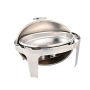 Factory Direct Egg Shape Large Capacity Stainless Steel Hydraulic Buffet Chafing Dish  Stainless Steel  Food Warmer