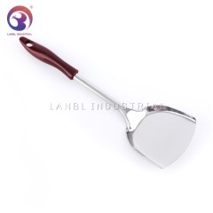 Kitchen Utensil Stainless Steel Spatula Turner with Wooden Handle