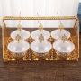 2021 New 2 Grids High Quality And Cheap Luxury European Candy Dessert Jar Set Placing Box Hanging Cover