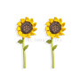 2020 New Designs Women Cactus Sunflower Pineapple Fruit Cute Stud Earrings