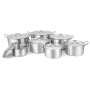 7 Pcs/Set Cookware Set Sizes Aluminium Pots African And Middle East