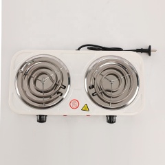 Portable 2 Burner 2000w Stove Electric Coil Hot Plates Stoves for Home Cooking Use