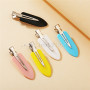 Beauty Light Multi-color Non-trace Duck Mouth Hair Clip Bangs Hairpins for Girls