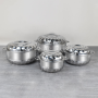 Double Wall  Stainless Steel Indian Insulated Hot Pot Casserole Vacuum Hot Pot Food Warmer Container